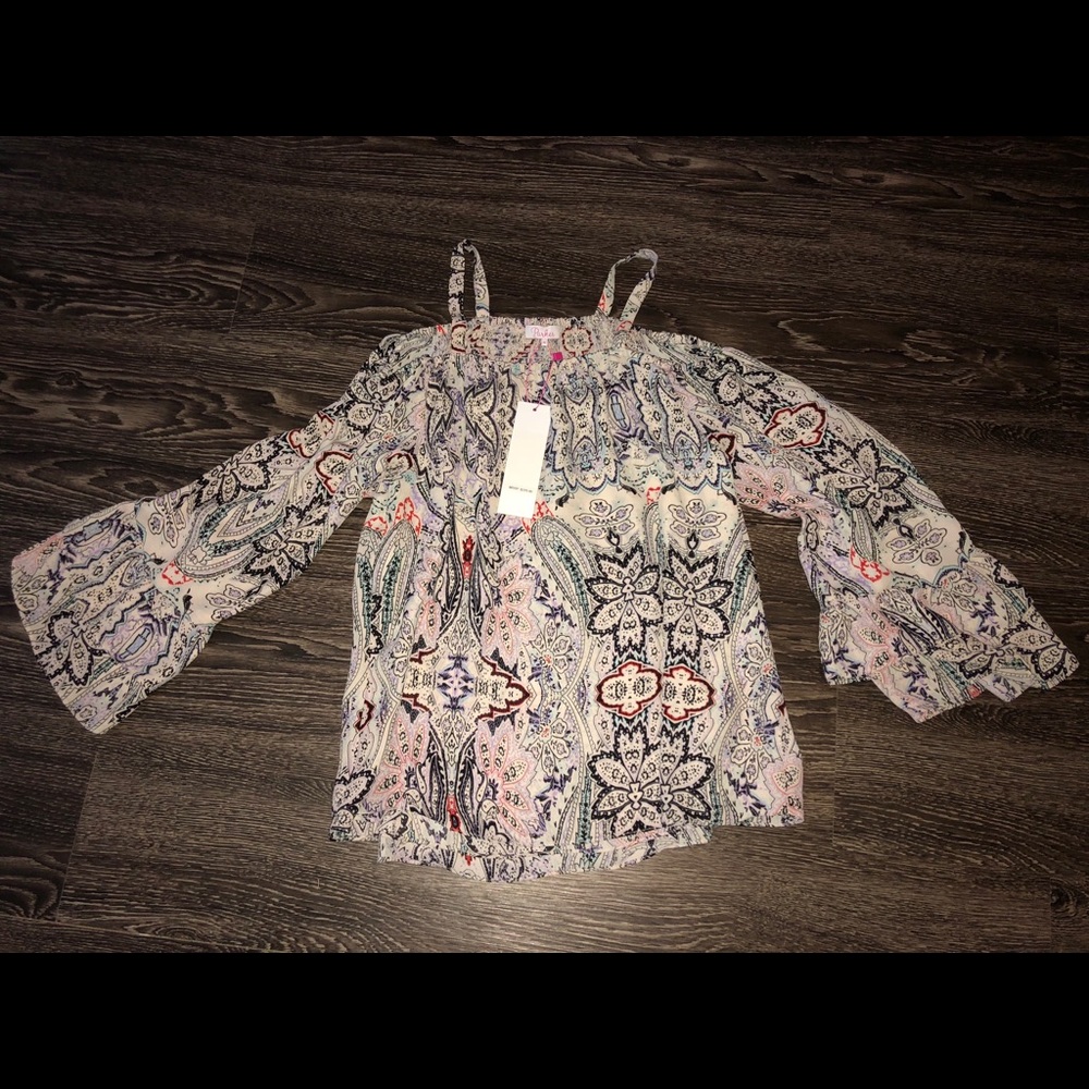 Parker bell sleeve blouse